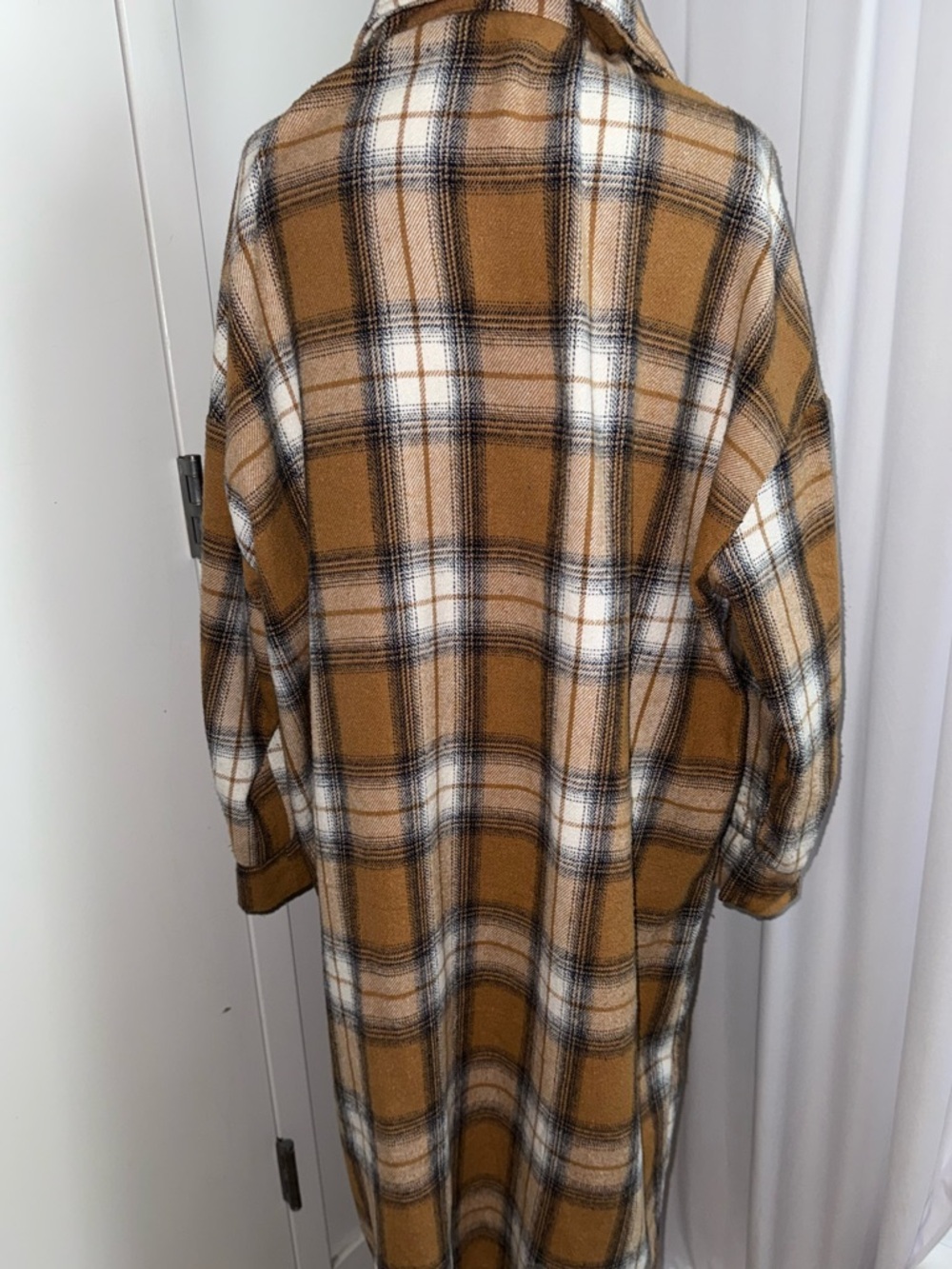 Long Plaid jacket - Picture 4 of 12